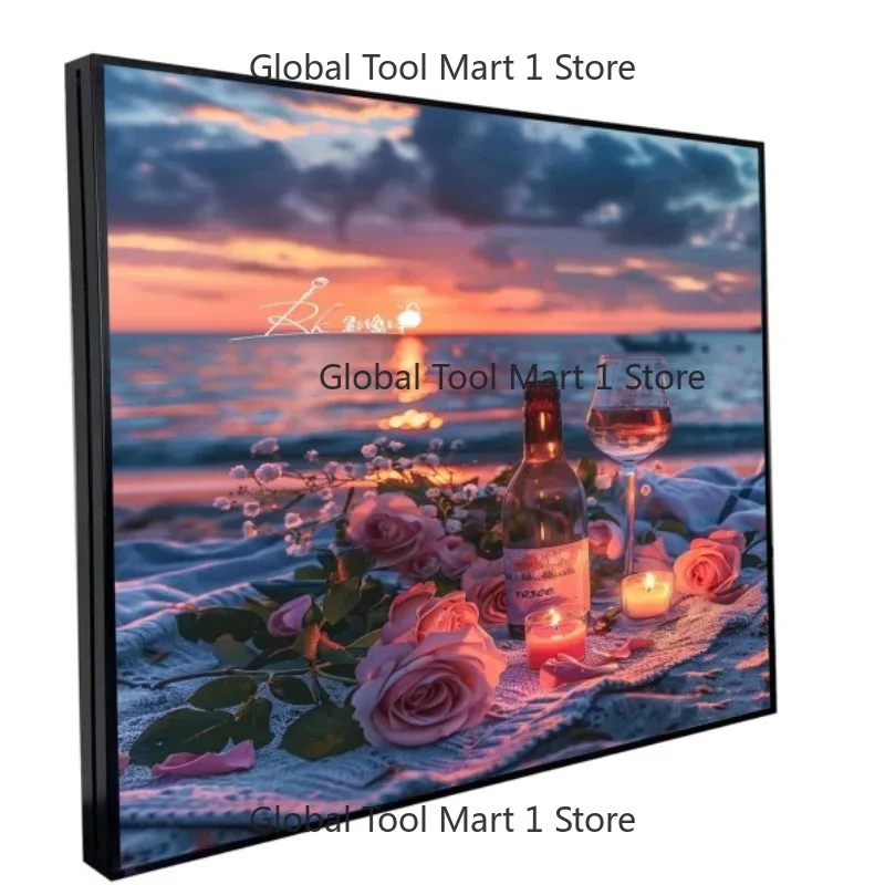 40x40 P4 Outdoor LED Sign Digital Advertising Board with High-Res Scrolling Display USB & WiFi Control for Business
