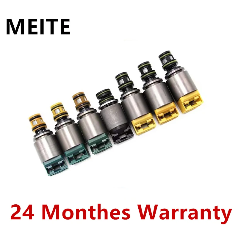7PCS/Set Transmission Control Solenoid Valve Set for BMW X3 X5 335i For Audi A6 A8 Q7 6HP19 6HP21 6HP32 1068298044 1068298045