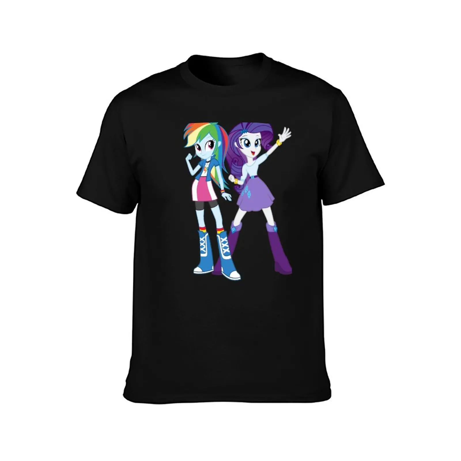 Rainbow Dash and Rarity T-Shirt luxury designer basketball graphic tees man clothes mens designer t shirt