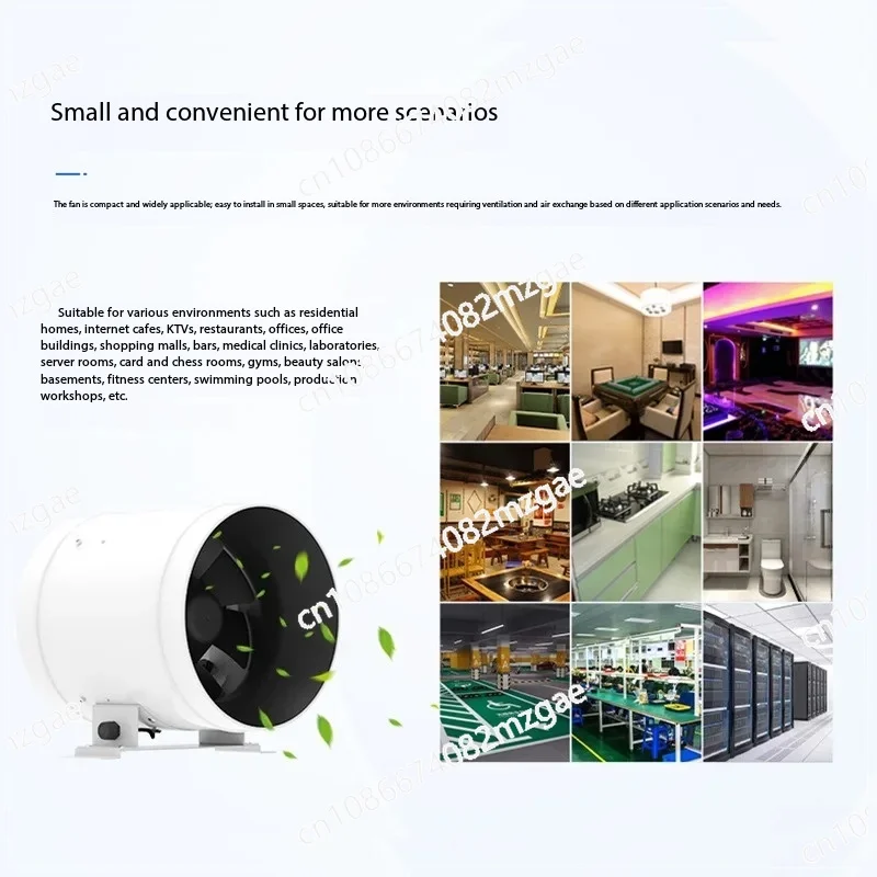 

110 В/220 В чердачный вытяжной вентилятор - 4-дюймовый вентилятор с регулируемой скоростью для извлечения воздуха