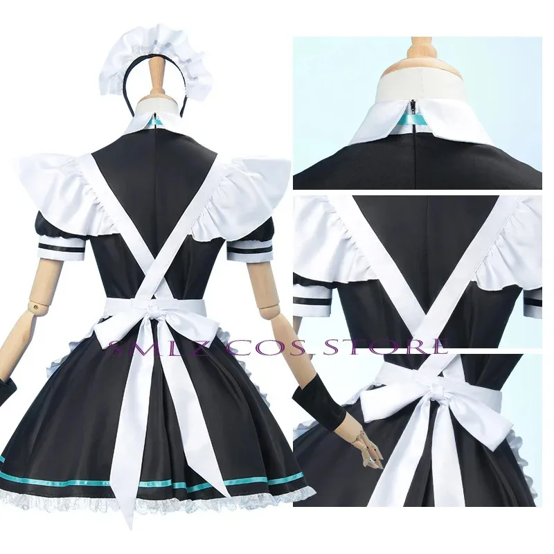 

CySmlz Tendou Arisu Косплей Аниме Игра Синий Архив Костюм Девушка Arisu Горничная Лолита Платье Юбка Женщина Kawaii Сексуальная Униформа Hallowe