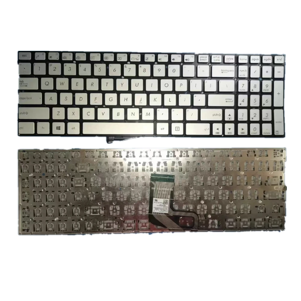 

Laptop Keyboard For ASUS Q504 Q504U Q504UA Colour Black US United States Edition 0KNB0-662K