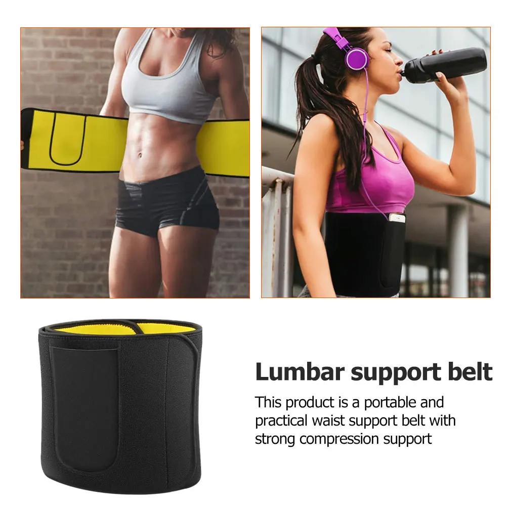 حزام تدريب الخصر للنساء والرجال، دعم قطني، اللياقة البدنية، الجري، تخفيف الآلام، حزام الخصر الرياضي المسامي