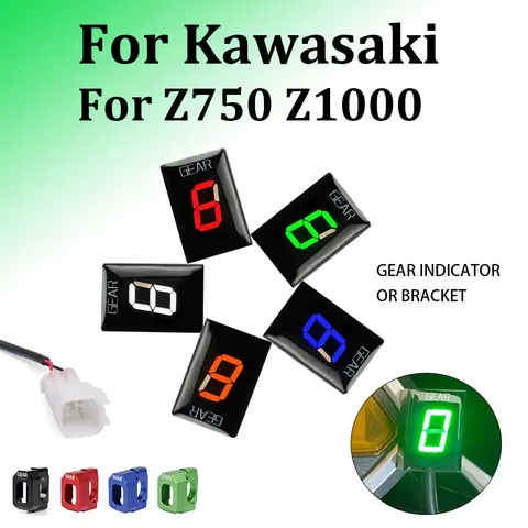오토바이 액세서리 기어 표시기 카운터 속도 디스플레이 미터 Kawasaki Z750 Z1000 Z 750 Z 1000 Z 750 1000 2004 2005 2006