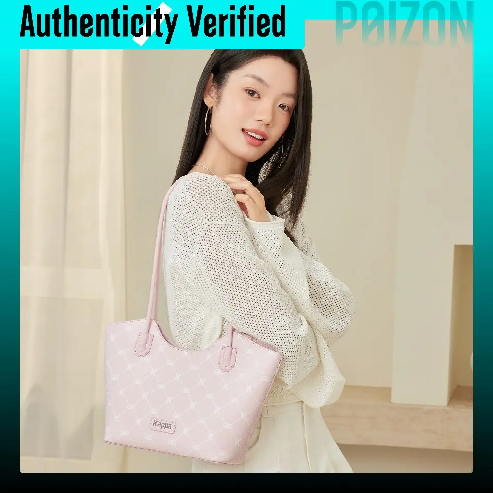 Kappa Matte Leather Handbag, Shoulder Bag Regular Women's Camellia Pink K0F88BD98AE-5306P
