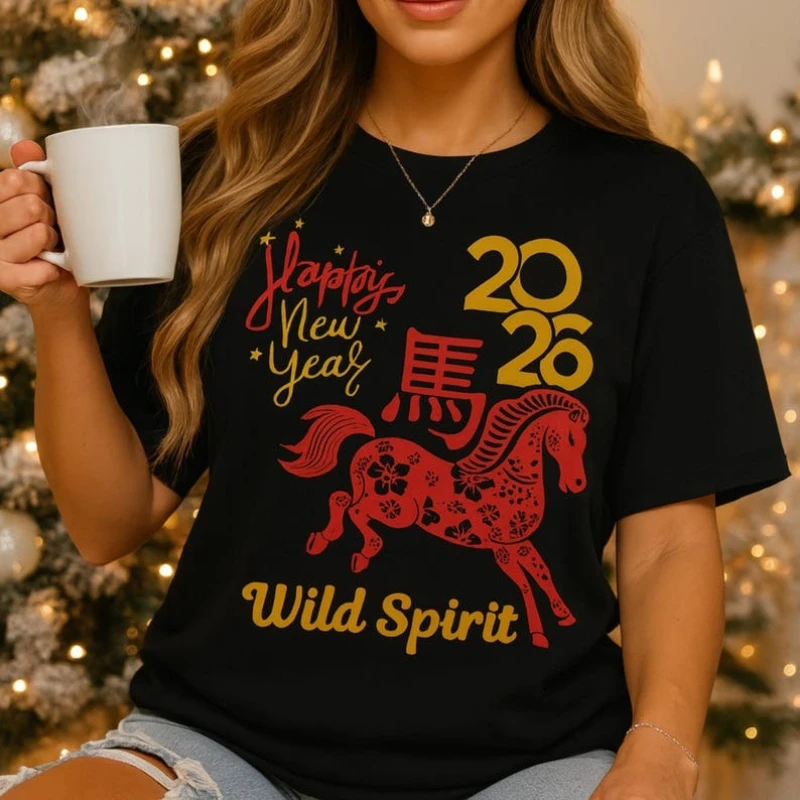 Of-The-Wild-Spirit-Horse-Chinese-Zodiac-2026-Shirt-Happy-New-Year-Graphic-Unisex-Tee-Lover-Gift-Hipster-Street-Fashion-T-shirt