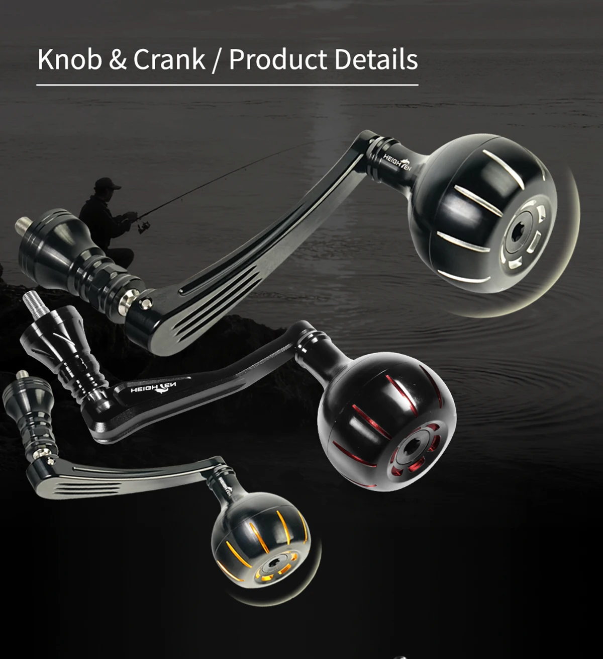 Erhöhen Sie den 60-mm-Spinngriff für den Penn-Spin fisher vi/vii slammer iii/iv battle ii/iii – Detail 4