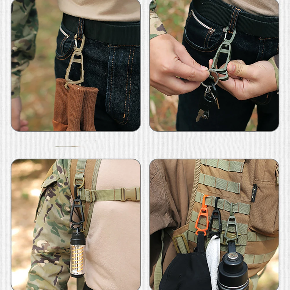 5 قطعة في الهواء الطلق قفاز كليب شماعات متعددة الأغراض مكافحة الإفلات هوك حامل قصاصة البلاستيك قفازات العمل الواقية مشبك أمان أدوات التخييم