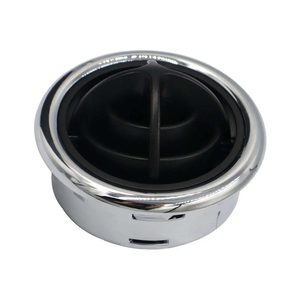 RV Air Conditioning Vent Outlet ABS Electroplated Silver For Truck For Coach Bus Yacht Interior AC Airflow System Upgrade Part