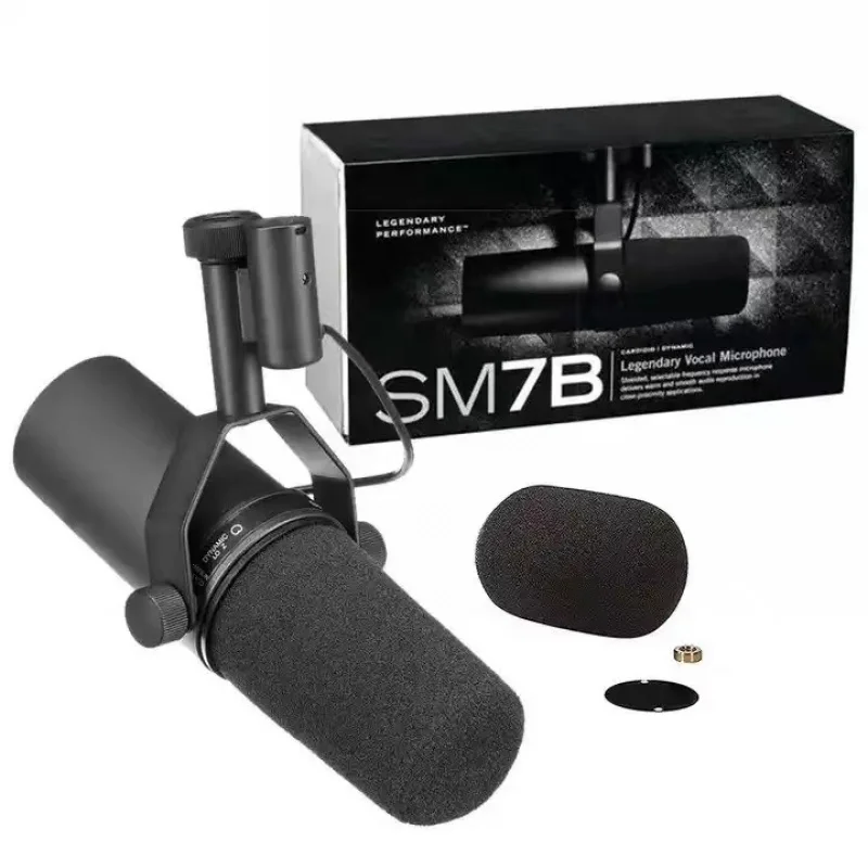 SM7B SM 7B professional reporter interview singing usb recording wired condenser microphone kit