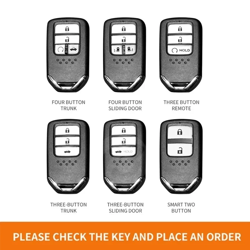 For Honda CRV CR-V Fit Civic HR-V HRV City Odyssey XR-V Accord Stepwgn Elysion Pilot Car Key Cover Case Shell Holder Accessories