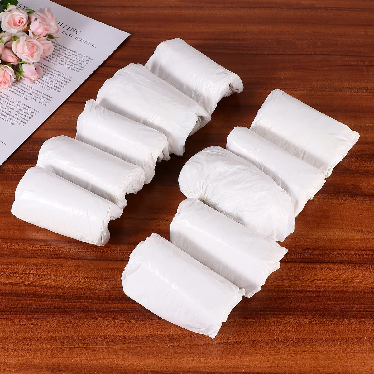 

1 Box/50 Pairs Disposable Sleeves Waterproof Oilproof Arm Sleeves Covers Cleaning Tool for Home Kitchen