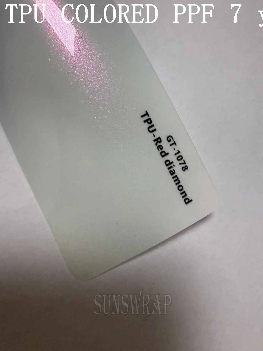 

PPF Белый Красный Алмазный Жемчуг ТПУ Защитная пленка для краски УФ-стойкая высокогидрофобная автомобильная пленка 5x52 фута/рулон
