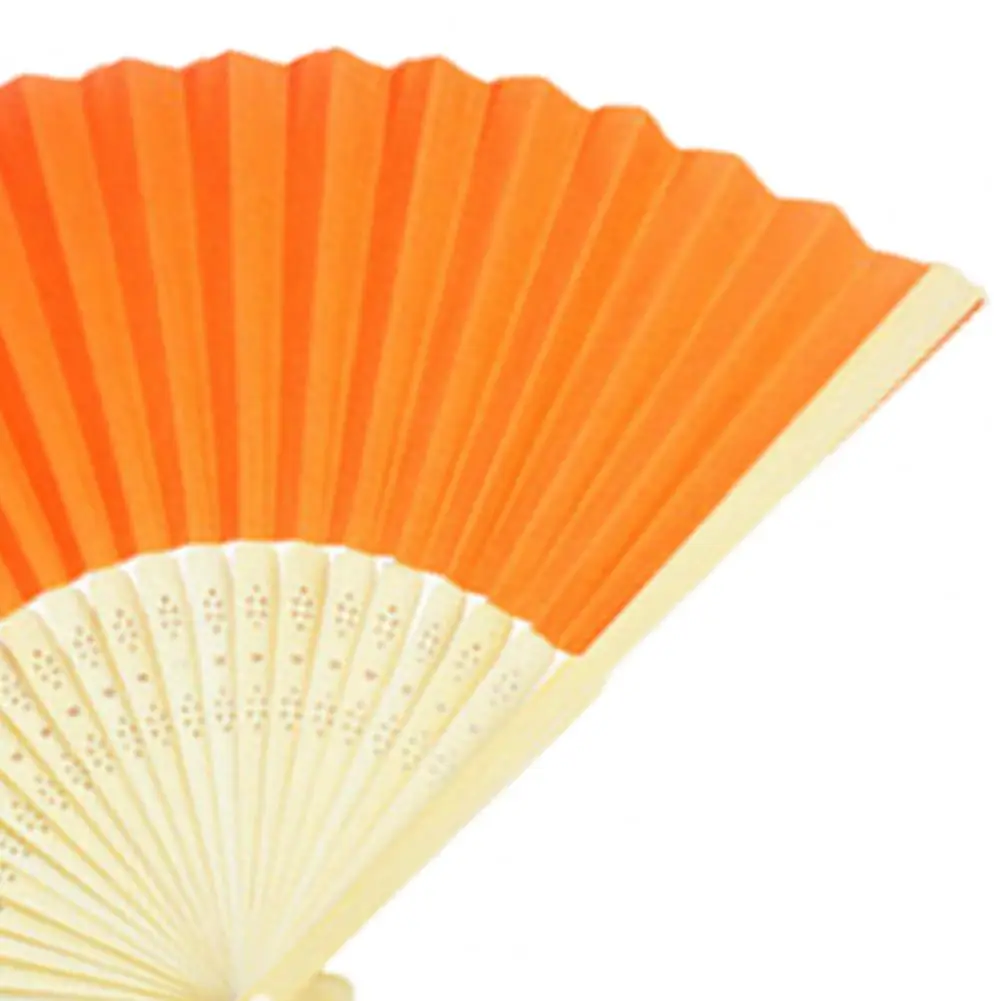 Craft Paper Fan Folding Hand Fans for Women Reusable Paper Fans for Wedding Party Favors Lightweight Portable Fans for Dancing