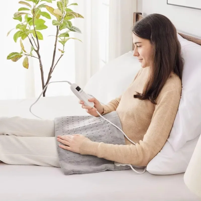 

ETL 12 x 24 дюйма, супер уютная фланель и вельветовая грелка Shu, 9 настроек нагрева, небольшой размер, портативный, низкое напряжение