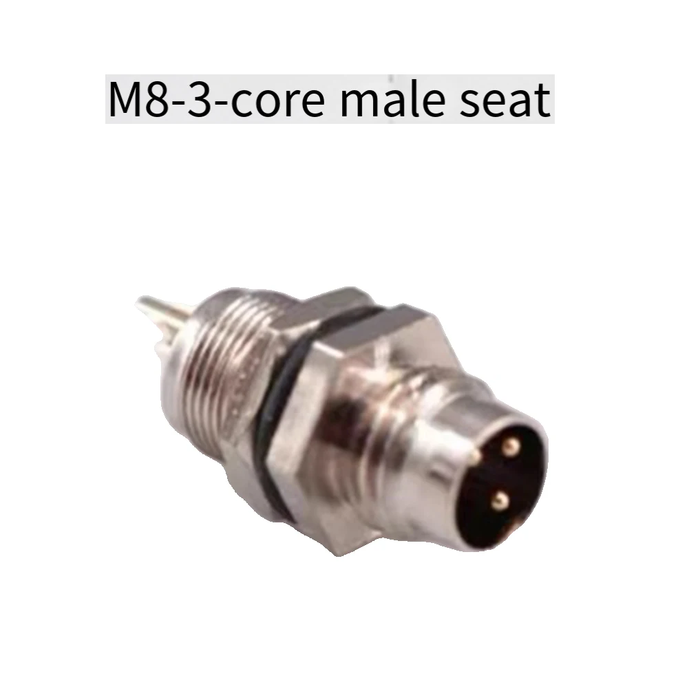 Harsh Environments M8 Industrial Circular Connector 3/4 Core Connector Easy Installation For Monitoring Devices