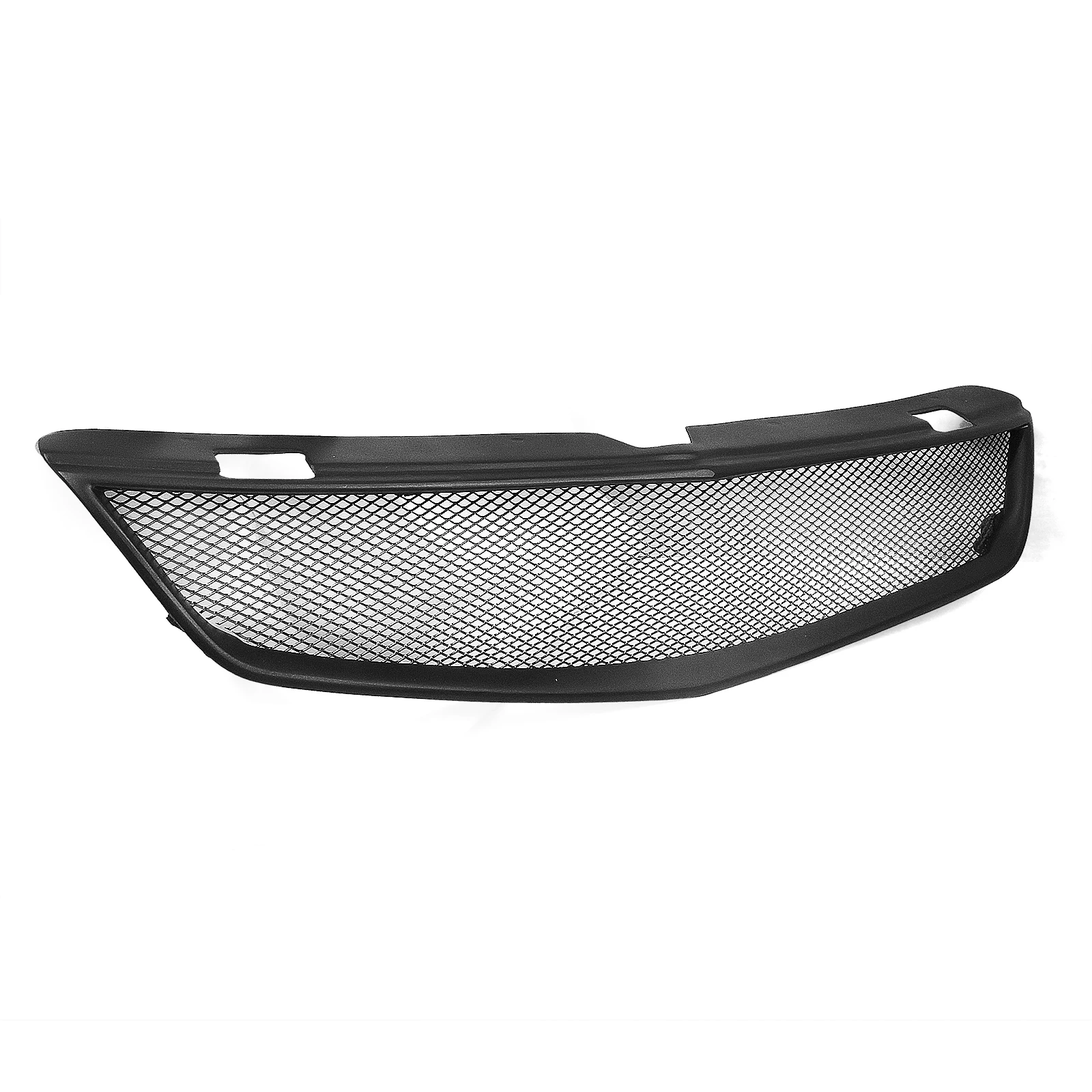 Racing Grill Front Grille For Mitsubishi Lancer ES OZ Rally 2006-2007 Real Carbon Fiber/Fiberglass Upper Bumper Hood Mesh Grid