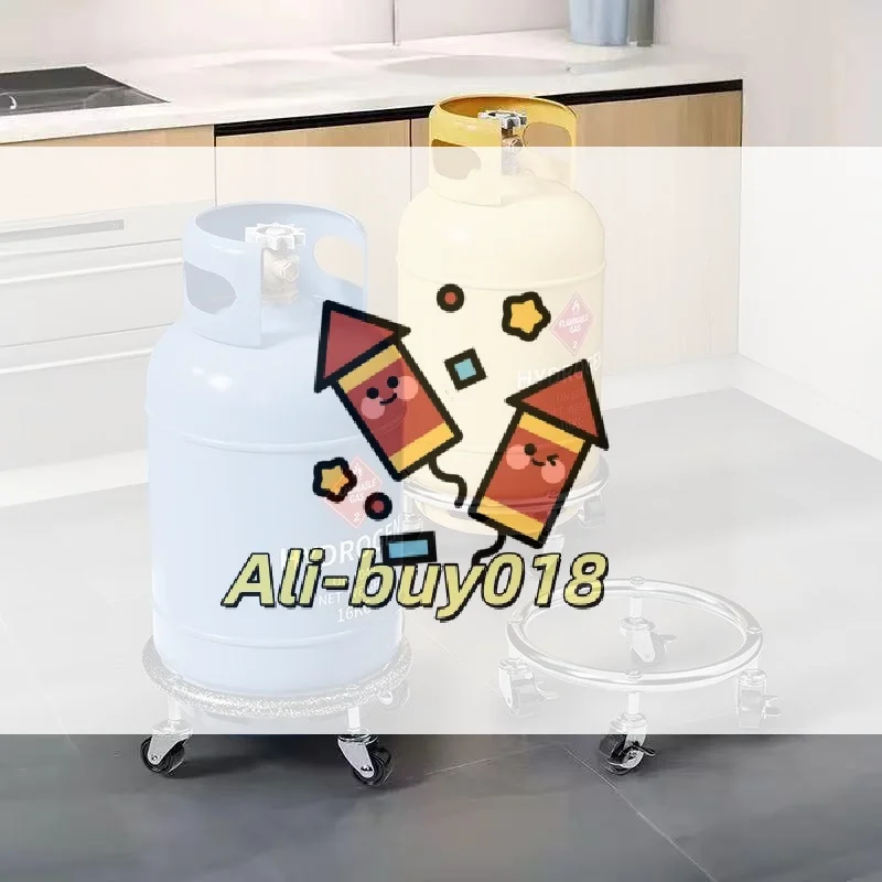 

Портативная тележка для баллона с пропаном с колесами - тележка для газового баллона из нержавеющей стали для удобства и хранения, регулируемый лоток с кронштейном