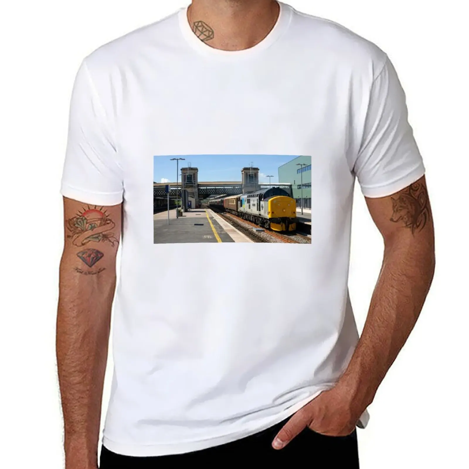 

Exeter St Davids class 37 T-Shirt t shirts for man graphic funny t shirts for man cotton funny T-Shirt