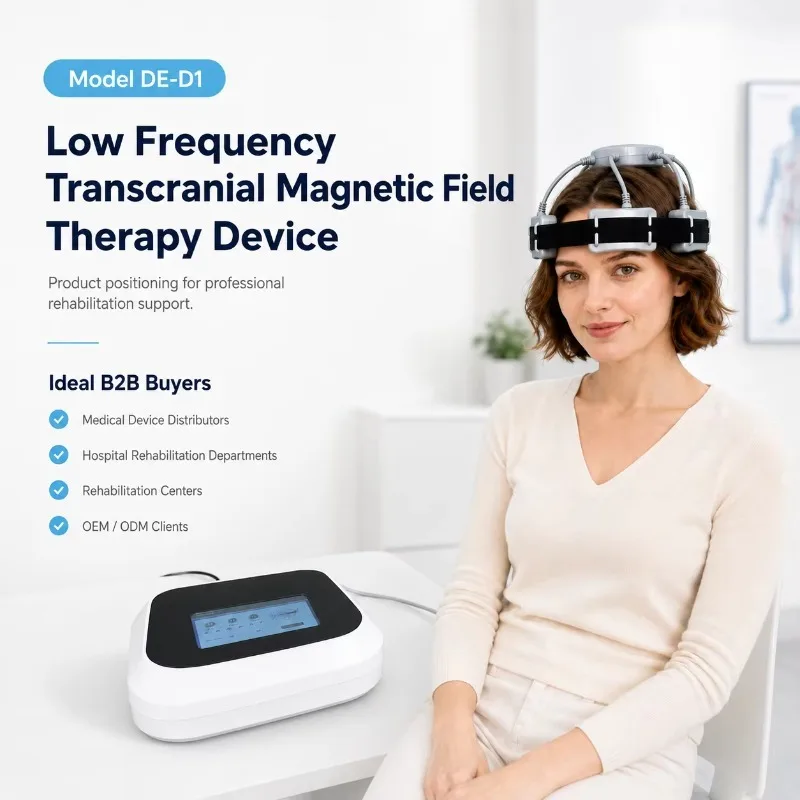 RTMS Treatment for Cerebral Palsy and Stroke Patients Therapy Device Class II Medical Device with 1 Year Warranty