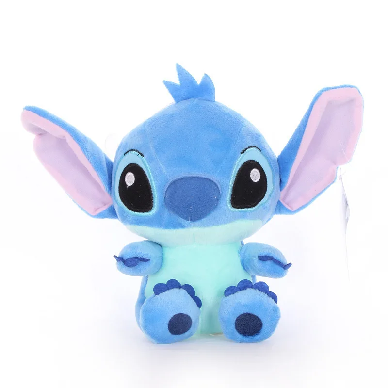 Disney Anime Lilo & Stitch pink blue stuffed Plush Dolls Pendant Toys Models Cute boy girl Christmas halloween toy gifts