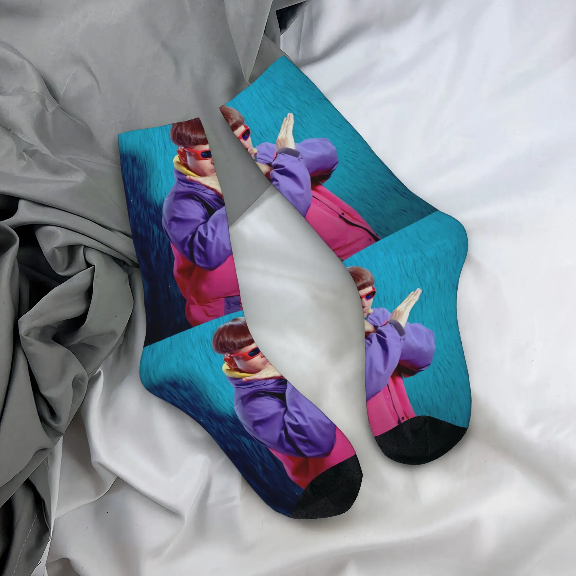 Winter Warm Hip-hop Unisex Singer O-Oliver Tree  Socks  Non-slip Crew Socks