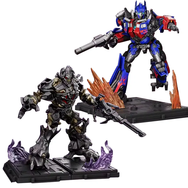 

2024 New Anime Transformers Optimus Prime Megatron Model Mecha Transcendence Edition Children Gift Animation Movie Peripheral