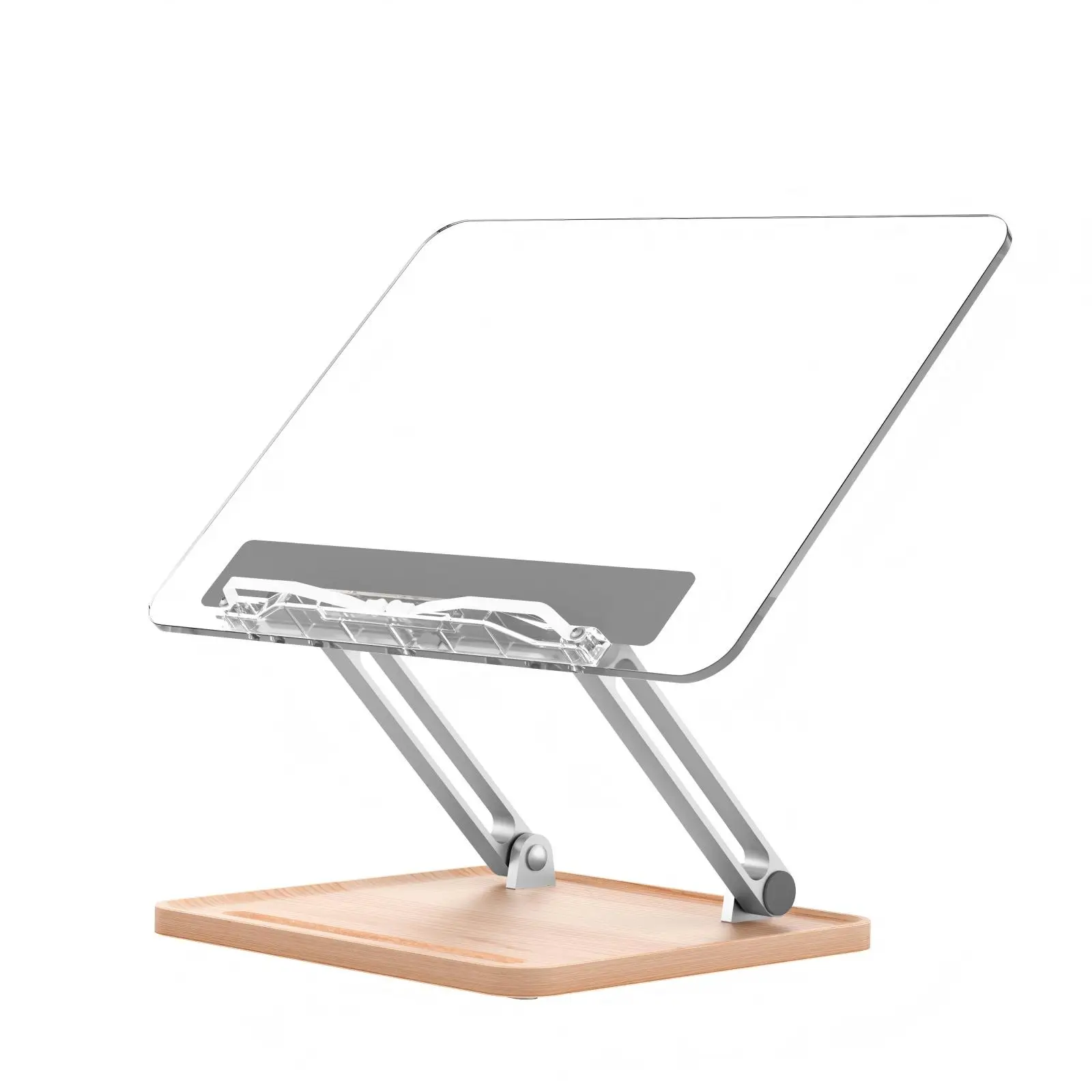 Acrylic Display Stand Reading Book Stand Tabletop Book Sturdy Acrylic Construction Adjustable