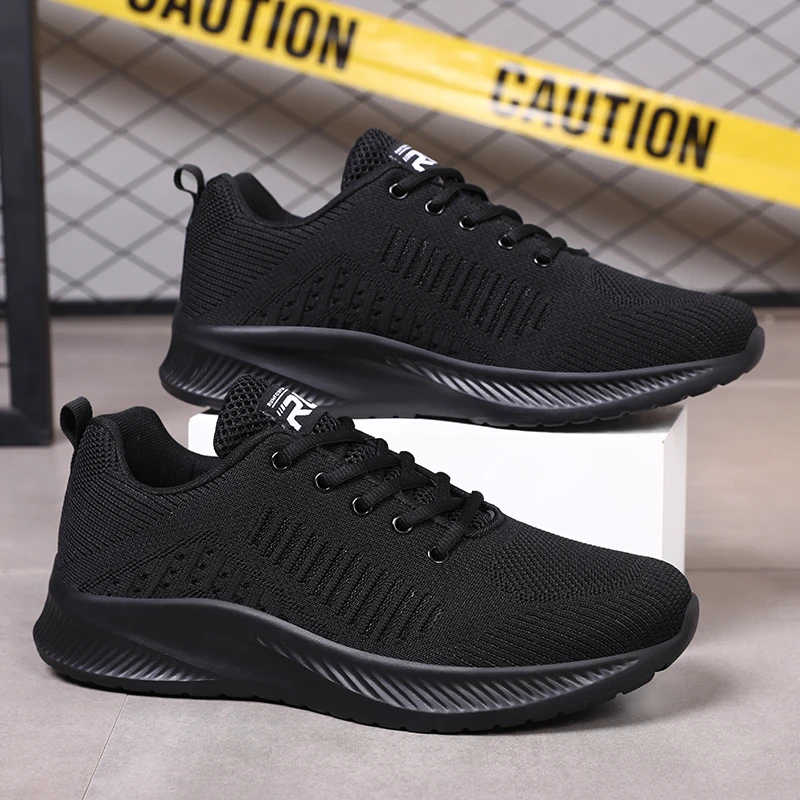 

Мужская повседневная обувь, модные дышащие сетчатые прогулочные кроссовки на плоской подошве, износостойкие ультралегкие осенние кроссовки для бега и фитнеса для мужчин