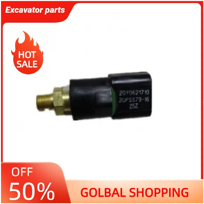 

High-Precision 20y-06-21710 20pss-16 Pressure Switch For Pc200-6 00-6 Pc200-8 Pc300-8 6d95 Excavator Machinery Parts (20Y-06-21