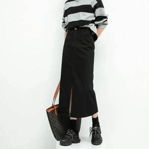 8 Main Sales Midi Jeans Skirt - №2