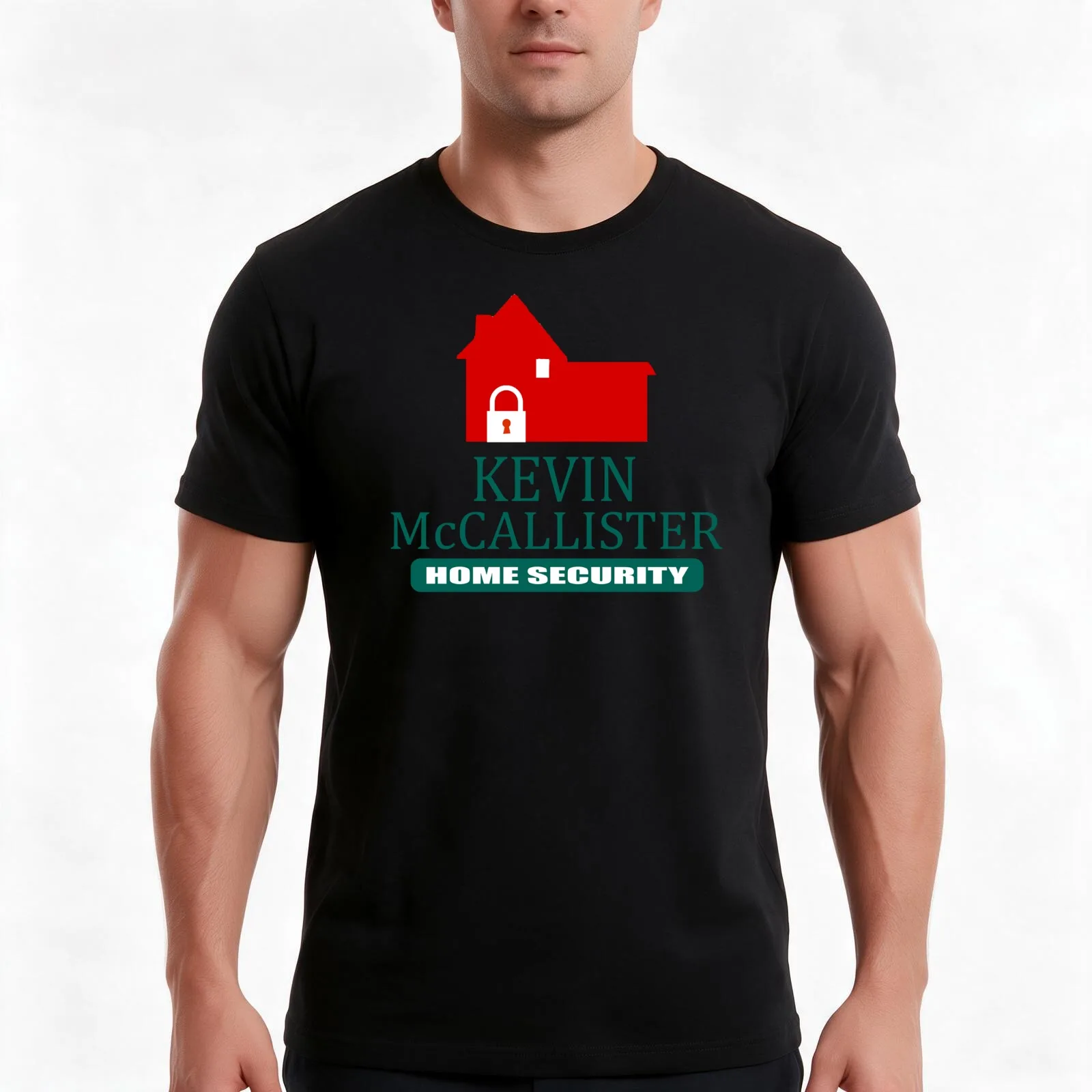 Kevin McCallister Home Security - Home Alone T-Shirt, Summer Casual Cotton Tee, Oversized Streetwear Tops, Vintage Graphic Print