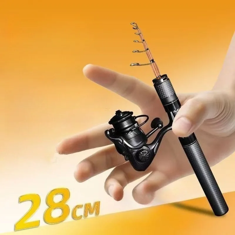 portable-telescopic-lure-rod-compact-short-section-fishing-combo-mini-for-stream-pond-outdoor-casting-makou-fishing-rod
