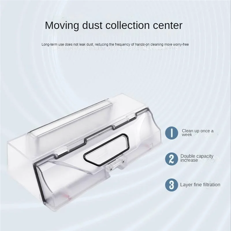 For Xiaomi Dreame D9 / L10 Plus Robot Vacuum Cleaner Dust Box Accessories Dust Bin Box Container Trash Box