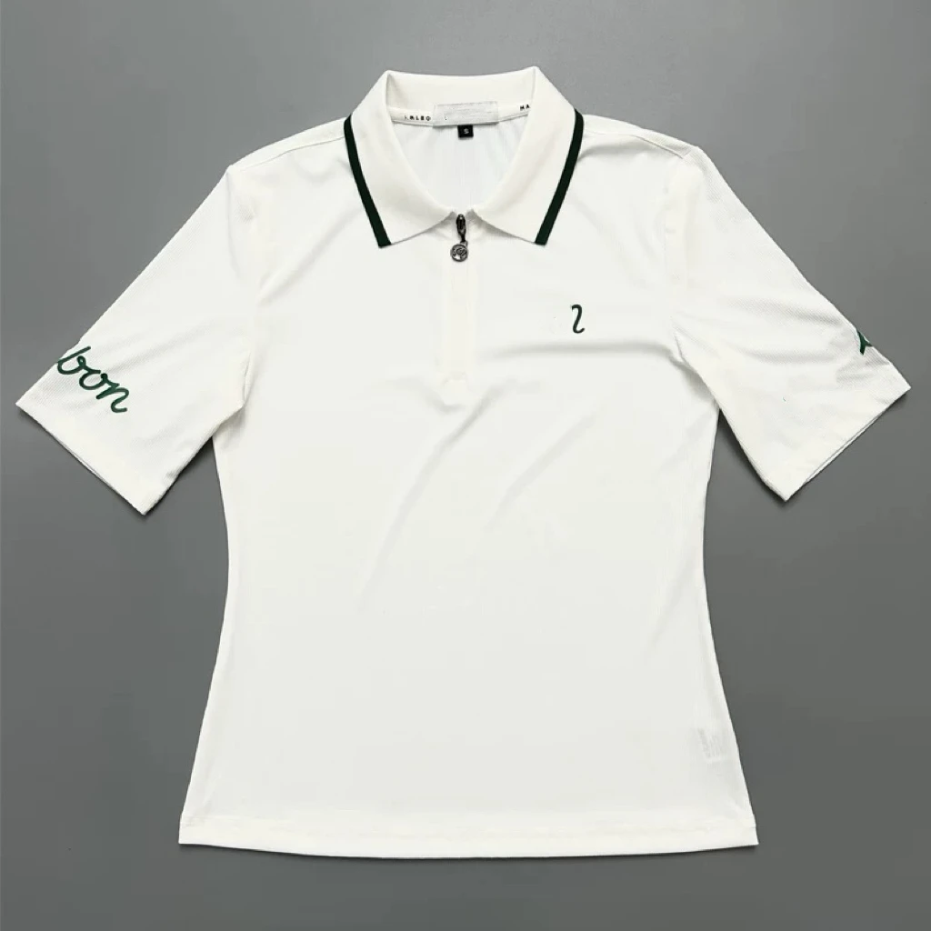 

2025 Summer Golf Clothing Women's Short Sleeve Sports T-shirt Breathable And Elastic Comfortable Golf Shirt
