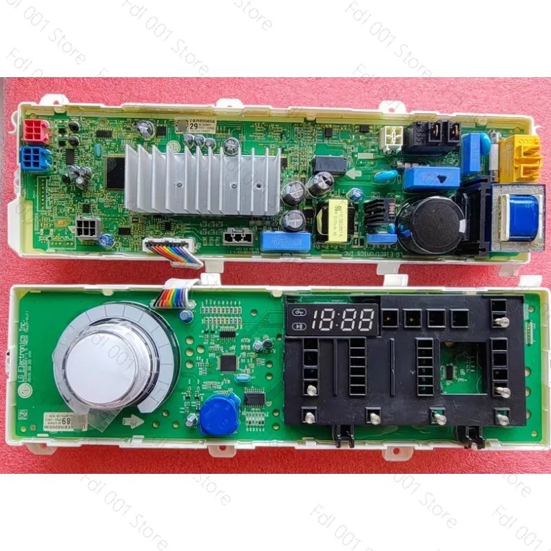 Disassembly LG drum washing machine EBR855656 EBR826830 power  main control board display
