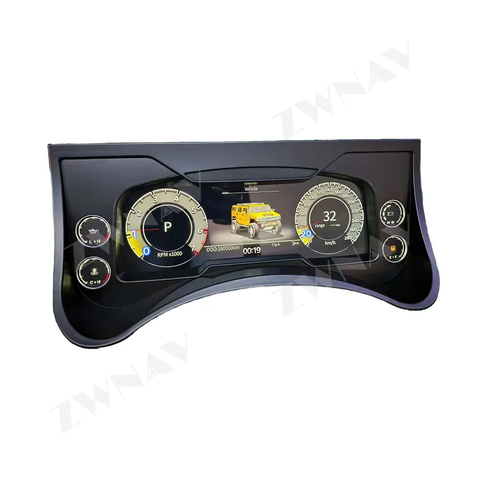 LCD Instrument Panel 12.3 Inch Upgrade Dashboard For Cadillac Escalade 20023-2006 full LCD Screen Plug-play Easy Installation