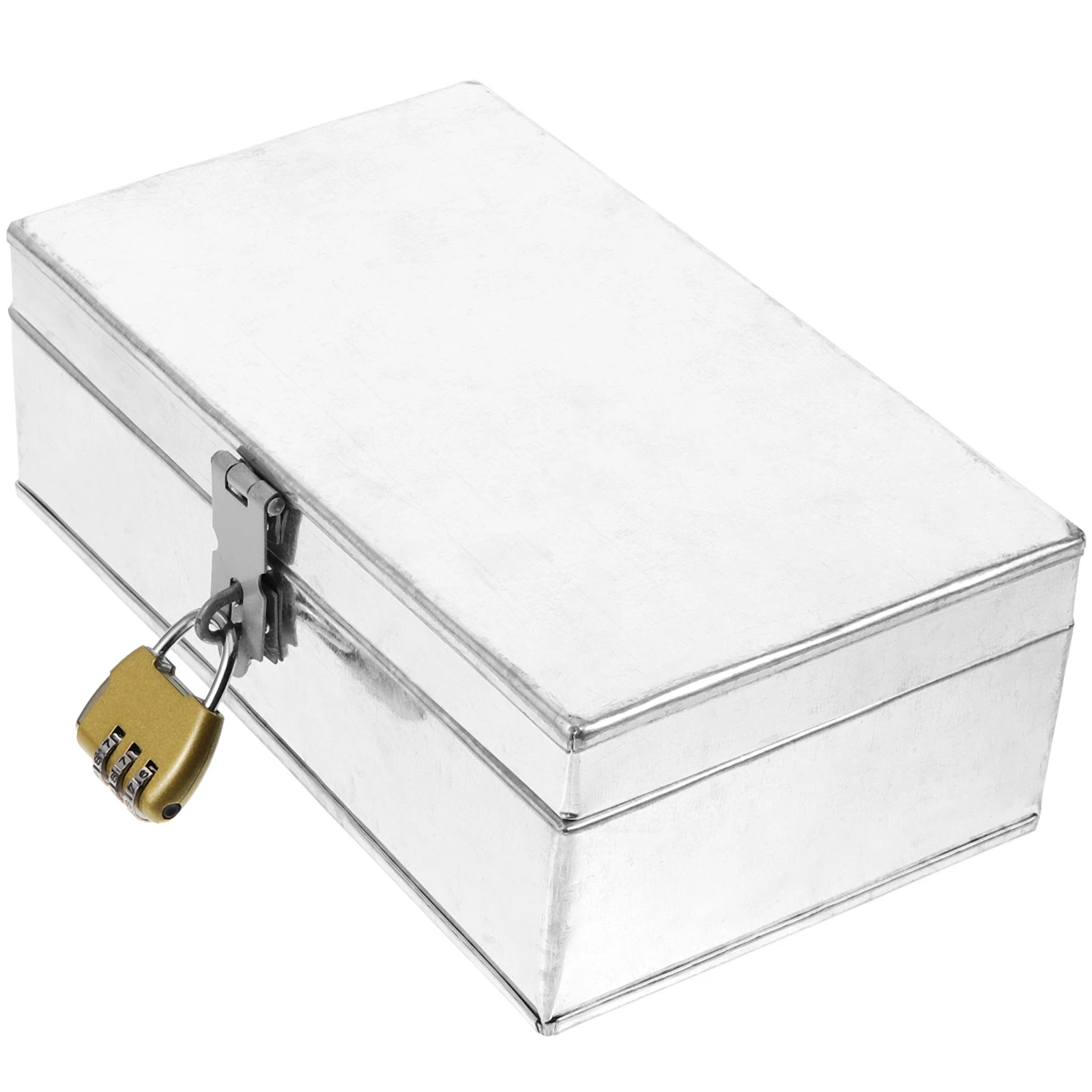 

Mini Tool Tool Box Organizer 20.5x12x7cm Portable Iron Chest Storage Box with Lock for Car Trunk Craft Small Parts