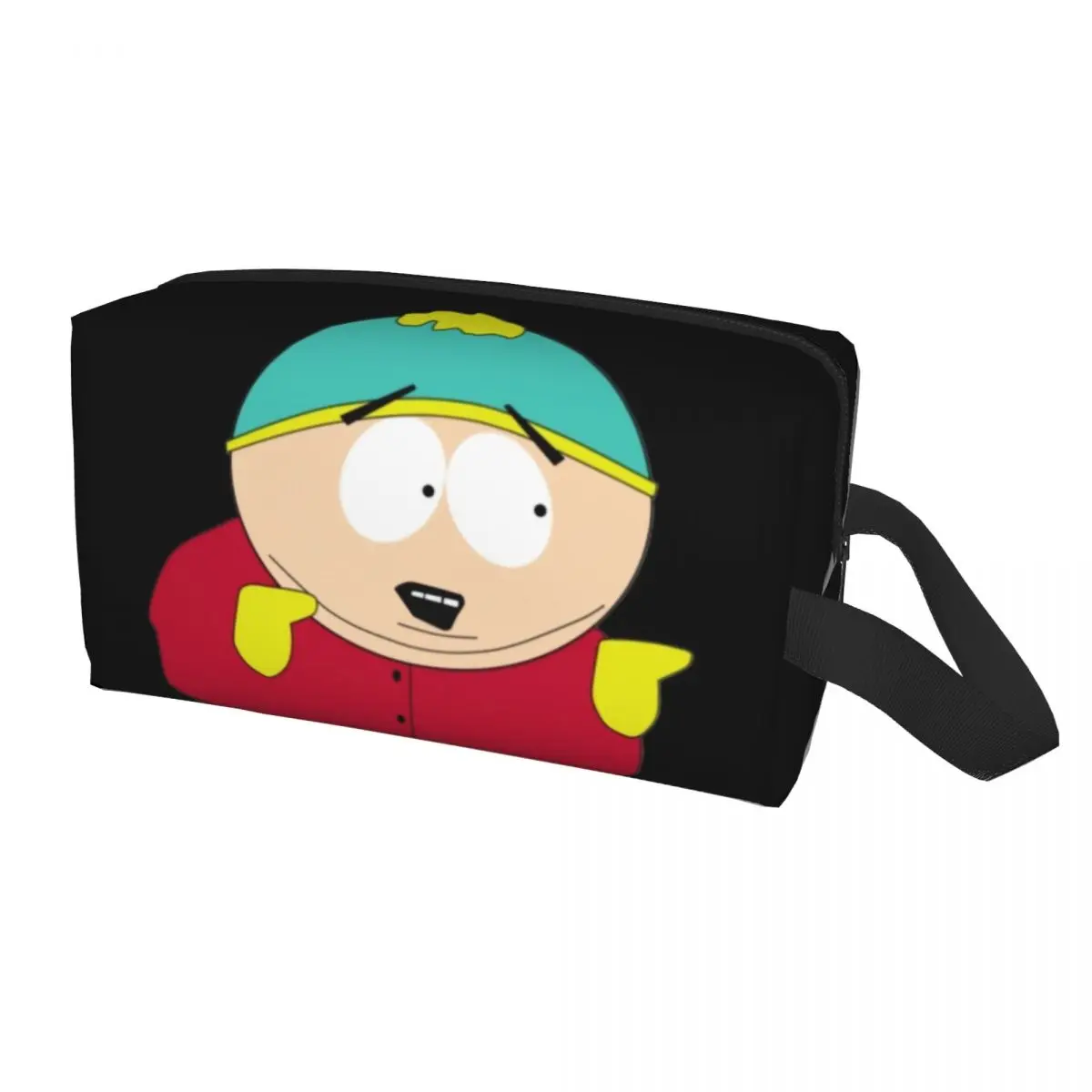 Custom Cartoon Anime SouthPark Toiletry Bag Women Eric Cartman Cosmetic Makeup Organizer Lady Beauty Storage Dopp Kit Case