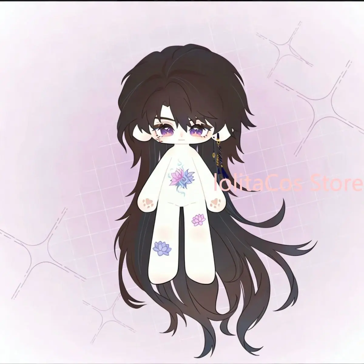 30cm New Love and Deepspace Caleb Plush Doll Movable Skeleton Toys Anime Stuffed Dress Up Toy Girl Gift Birthday Cosplay
