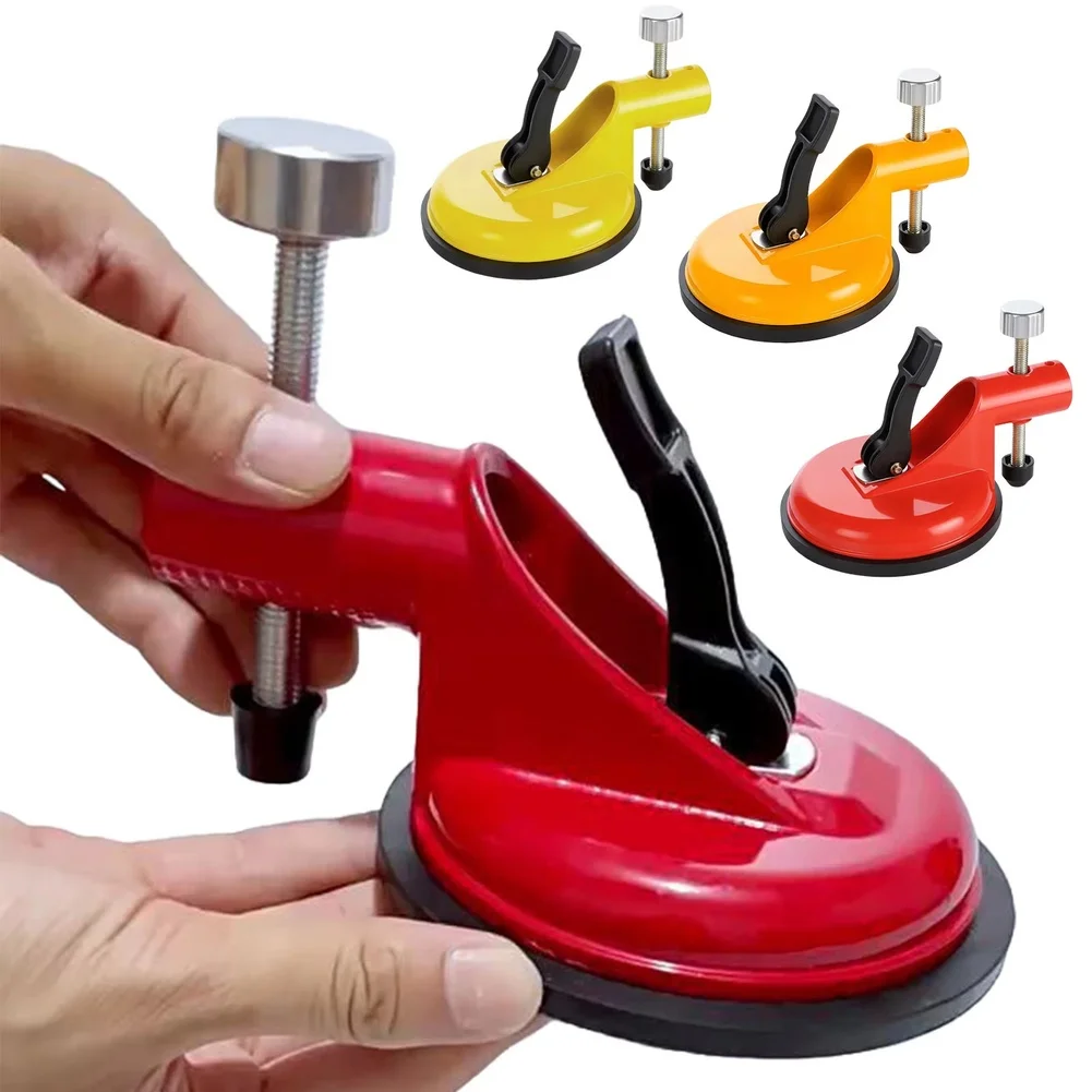 Red Yellow Aluminum Leveling Device With Suction Cups For Marble Granite Stone Wall Floor Tiling Alignment Tool
