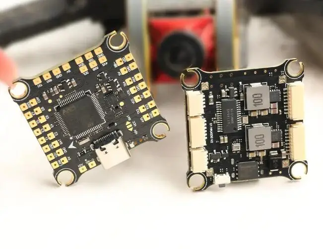 

HAKRC F4530V2 F4 V2 F405 Flight Controller FC 30X30MM STM32F405RET6 IMU: ICM42688 Black box: 16M BEC: 5V/3A 10v/2.5A for RC FPV
