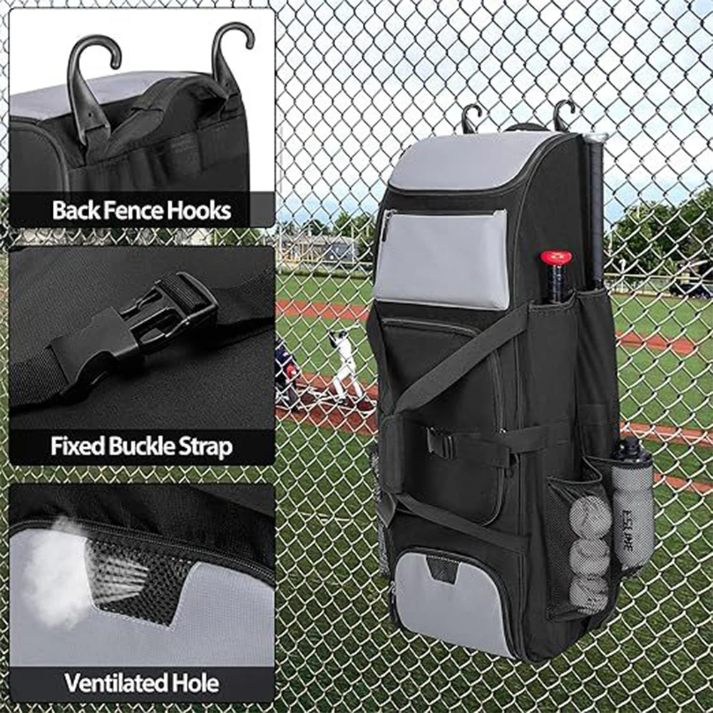 حقيبة بيسبول تكتيكية كبيرة الس - مراجعة Sports Equipment Bag With Wheels وسعره
