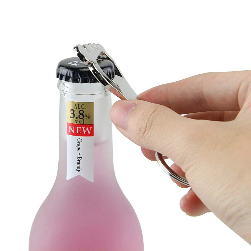 Baptism Gift for Guest Personalized Foot Shaped Keychain Bottle Opener Baby Shower Souvenir 1st Birthday Celebration Party Favor