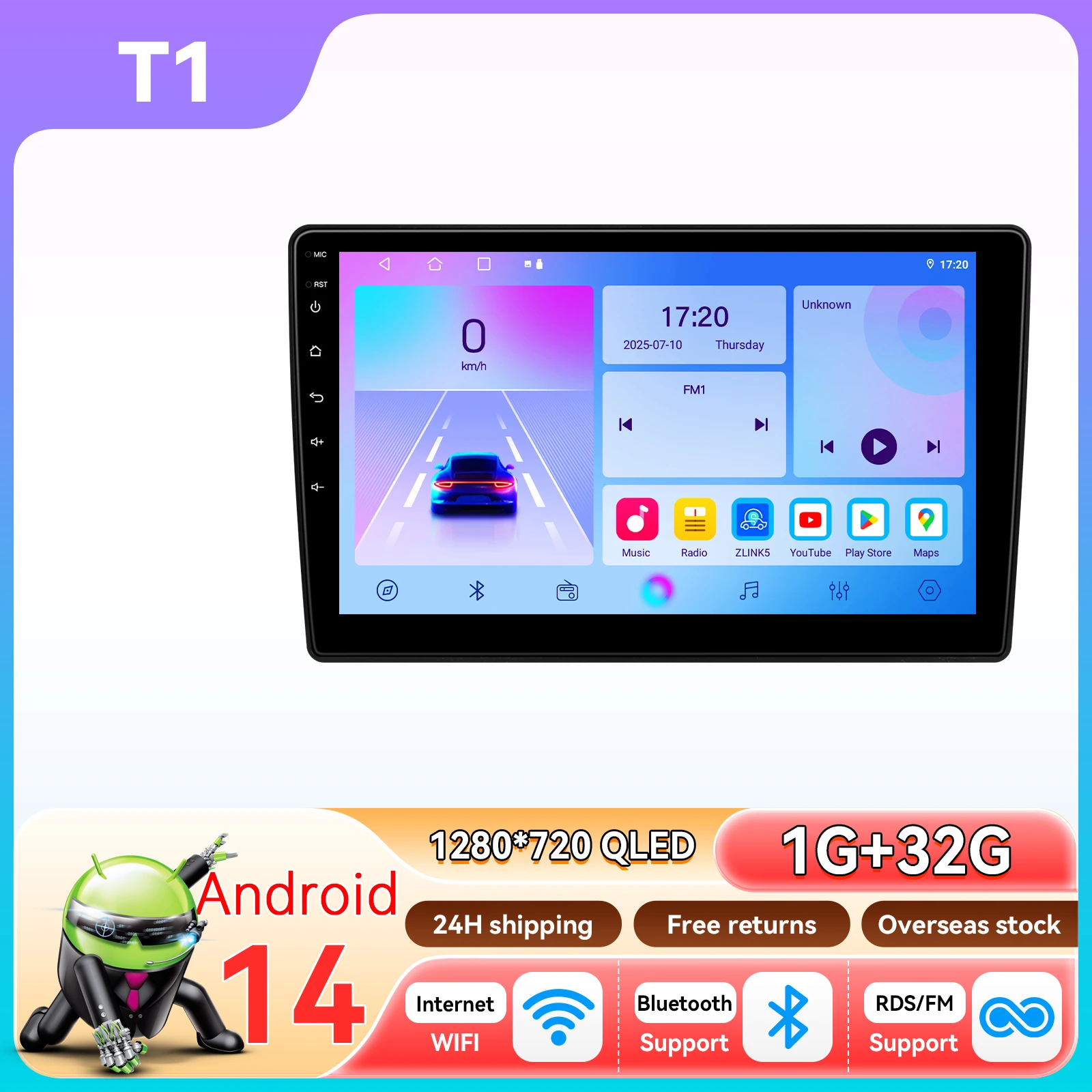 Android CarPlay voor Citroen C5 2008 - 2017 Multimedia Speler Auto Intelligent systeem GPS radio 2DIN 360 Camera Autoradio