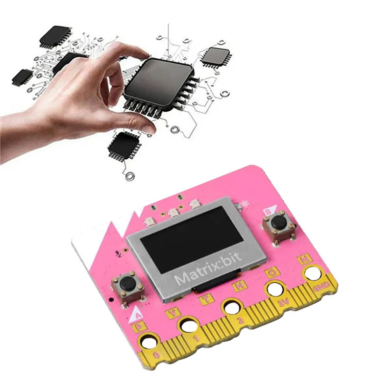 FFYY-Matrix: لوحة تطوير بت ESP32 0.96 بوصة OLED 2.4G راديو/واي فاي/BLE برمجة رسومية بلوتوث C++/بايثون/مايند+