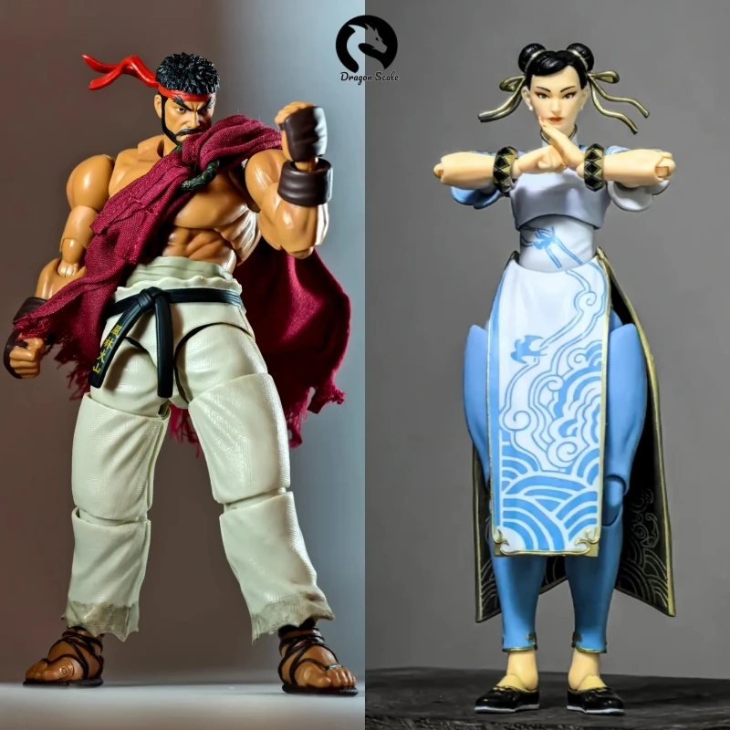 

In Stock Genuine 52TOYS "Street Fighter 6" Lightning Dance Chun-Li Ryu Action Figure Model Toys Ornament