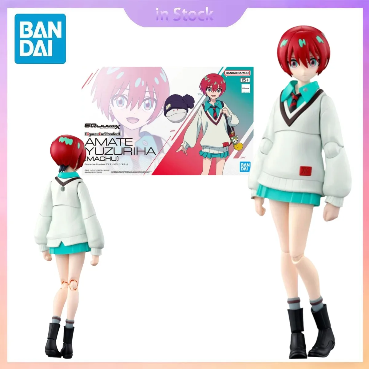 

Original Bandai Genuine In Stock Figure-rise Standard Amate Yuzuriha (MACHU) Gundam Anime Collection Action Figure Model Kits