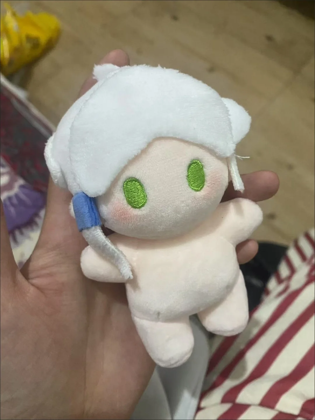 10 Cm Nude Doll Sky:Children of the Light Initial Stuffed Plush Keychain Doll Printed Dress-up Cotton Doll Toys for Kids Xmas