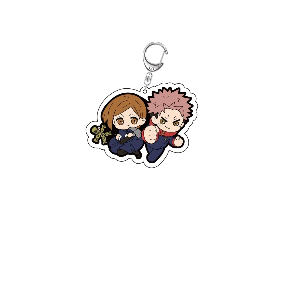 Game Jujutsu Kaisen Satoru Gojo Fushiguro Megumi Cosplay Ambitus Acrylic Keychain Pendant  Anime